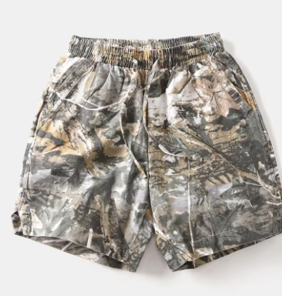 Summer linen shorts men breathable loose cotton hemp