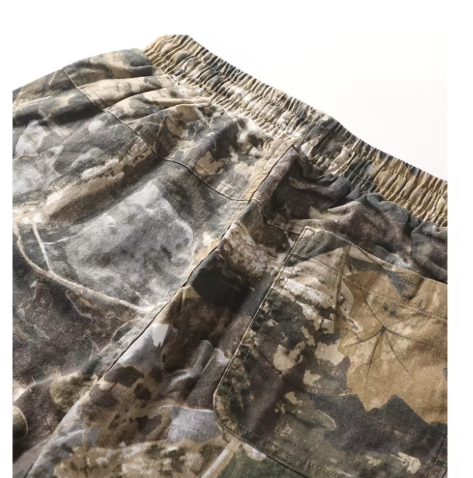 Summer linen shorts men breathable loose cotton hemp